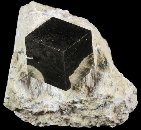 Pyrite Cube In Matrix - Navajun, Spain #51228